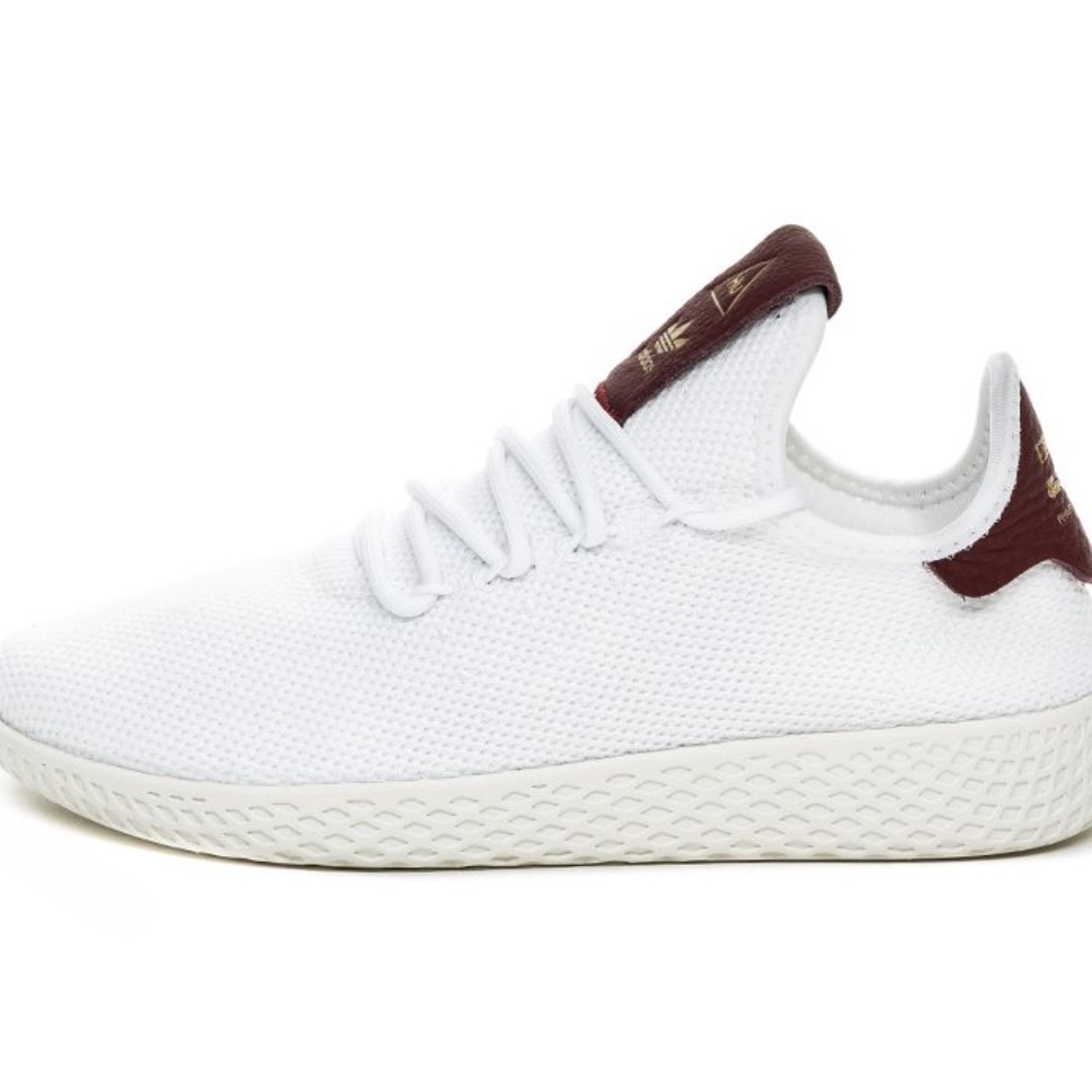 PHARRELL TENNIS HU COLLEGIATE BURGUNDY womens 5.5